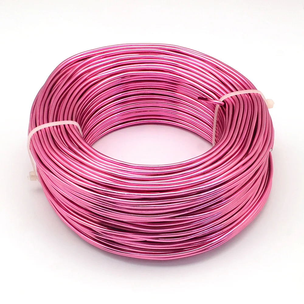 PandaHall 0.6-2.0mm Anodized Aluminum Wire 10 Sizes , Colorful Bendable Craft Wire for Jewelry Making, DIY Model Beading
