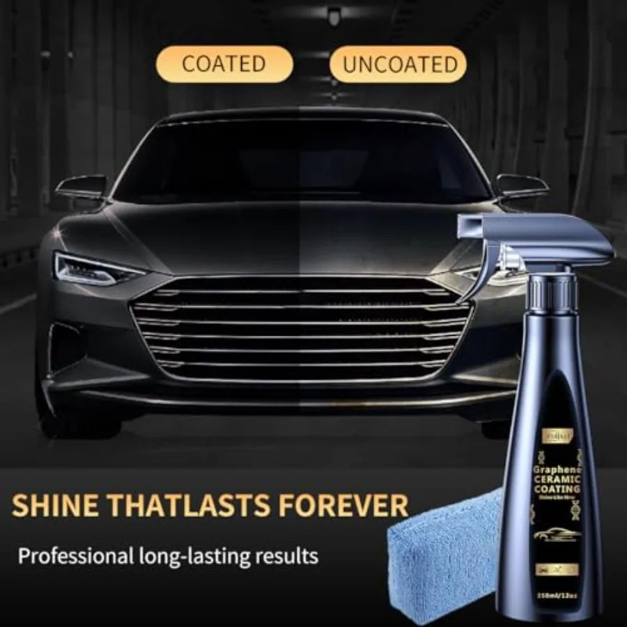 Ceramic Coating for Car Reduces Water Spotting Enhances Shine Gloss Nano Graphene Paint Sealant Detail Protection Spray for Aut