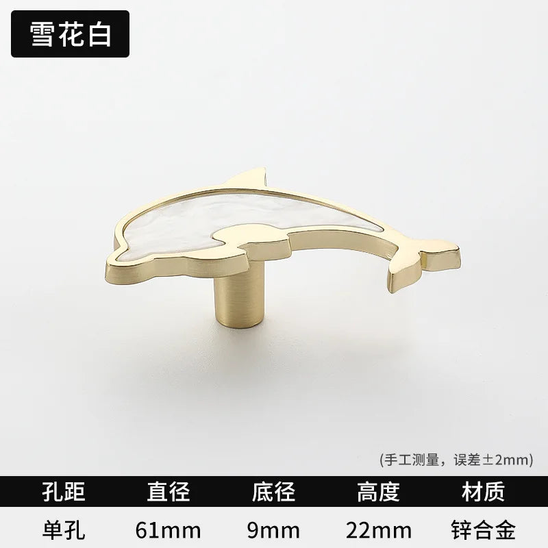 Modern Cupboard Drawer Knobs Wardrobe Furniture Single Hole Door Handle Simple Personality Children's Room Bedside Table Knobs