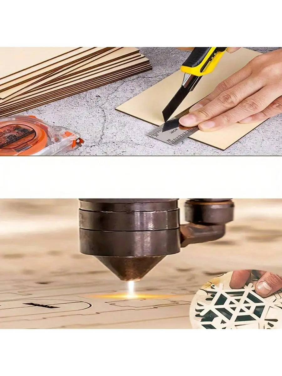 4/8/16/30 Pieces Craft Plywood - 8X4 Inch, 2mm Thick, Smooth Wood Board for Laser Cutting, DIY Projects, Architectural Models