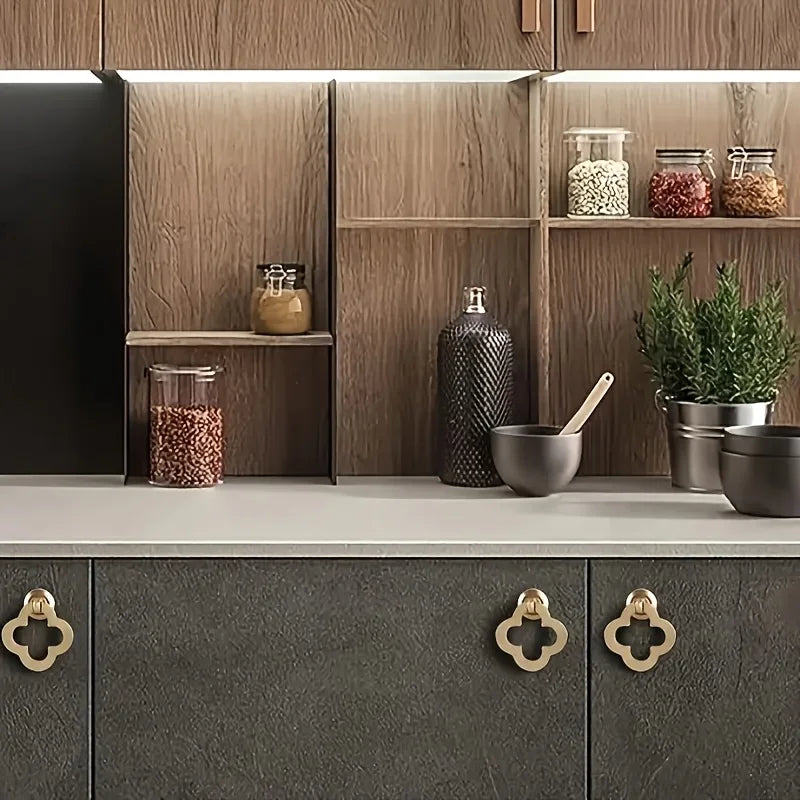 4pcs Cabinet Knobs Drawer Knobs Zinc Alloy Drawer Pulls Vanity Knobs With Screws Modern Style Decorative Handles for Doors