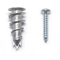 50/100 PCS Self-Drilling Drywall/Hollow Wall Anchor Kit With Zinc Plated Cross Head Self Tapping Screws ﻿