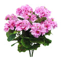2/4Pcs 12.6inch Artificial Plant Silk Begonia Flower Geraniums UV Resistant Nonwoven Faux Flowers for Garden bonsai Floral Decor