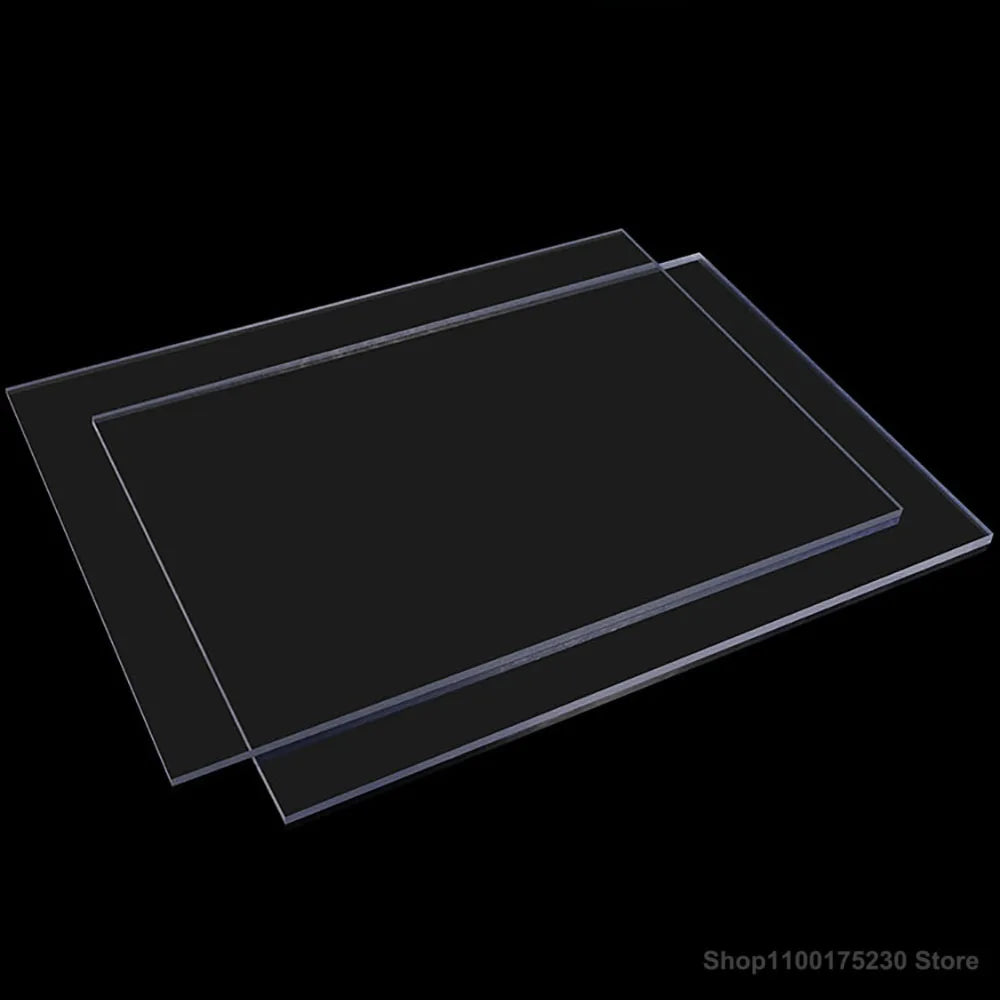 PVC Plate High Transparent Plastic Board Hard Plastic Sheet Thin Plate For Picture Frame DIY Thick 0.3/.4/0.5/0.8/1/1.2/2mm