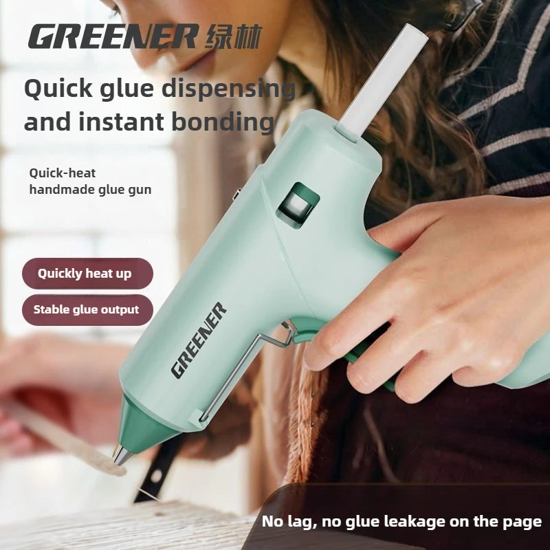 Hot Melt Glue Gun 7mm Glue Sticks Industrial DIY Electrothermal Glue Gun Heat Temperature Thermo Electric Gun Repair Tools 220V
