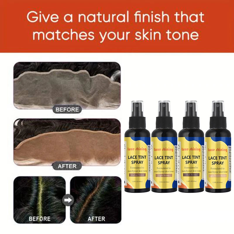100ml Lace Melting Spray And Holding Spray,Extreme Hold Melting Spray For Lace Wigs,Glueless,Wig Melting Spray & Hair Adhesive