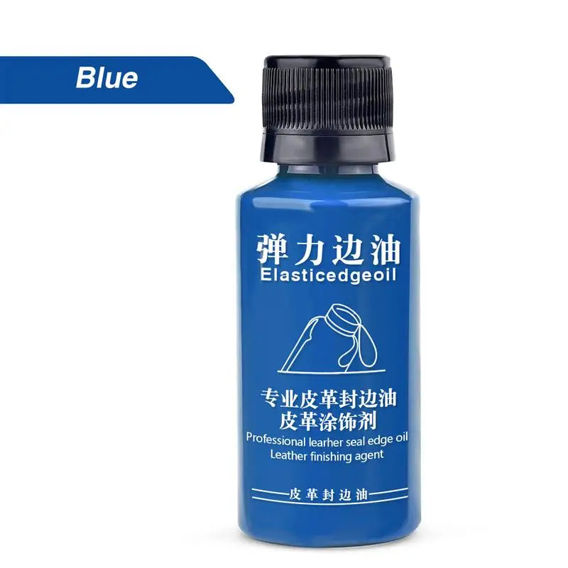 30ml Matte Elastic Edge Sealing Oil Leather Dye Diy Leather Edge Paint Leather Goods Renovation Trimming Edge Sealing Pigment