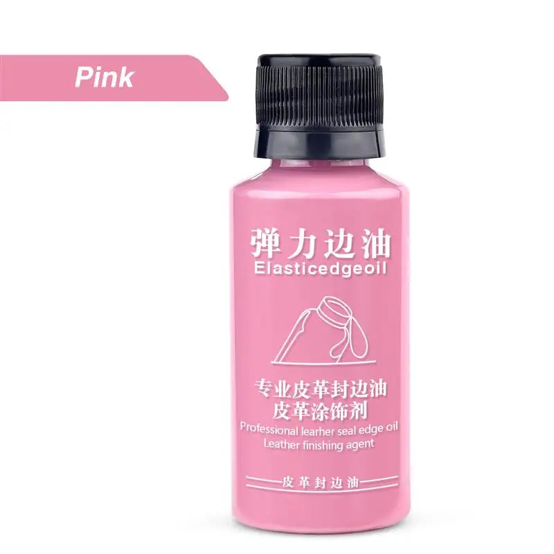 30ml Matte Elastic Edge Sealing Oil Leather Dye Diy Leather Edge Paint Leather Goods Renovation Trimming Edge Sealing Pigment