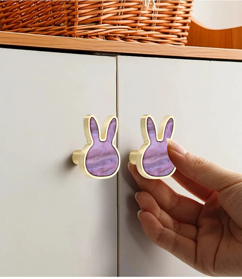 Modern Cupboard Drawer Knobs Wardrobe Furniture Single Hole Door Handle Simple Personality Children's Room Bedside Table Knobs