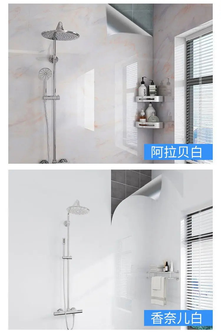 Wallpaper for Walls In Rolls Formaldehyde-free Bathroom Waterproof Sticker Toilet Wall Renovation Moisture-proof Wall Stickers