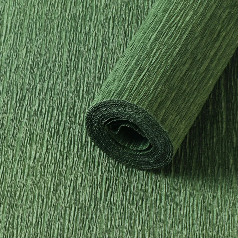 50x250cm Colored Crepe Paper Roll Origami Crinkled Crepe Paper Craft DIY Flowers Decoration Gift Wrapping Paper Craft