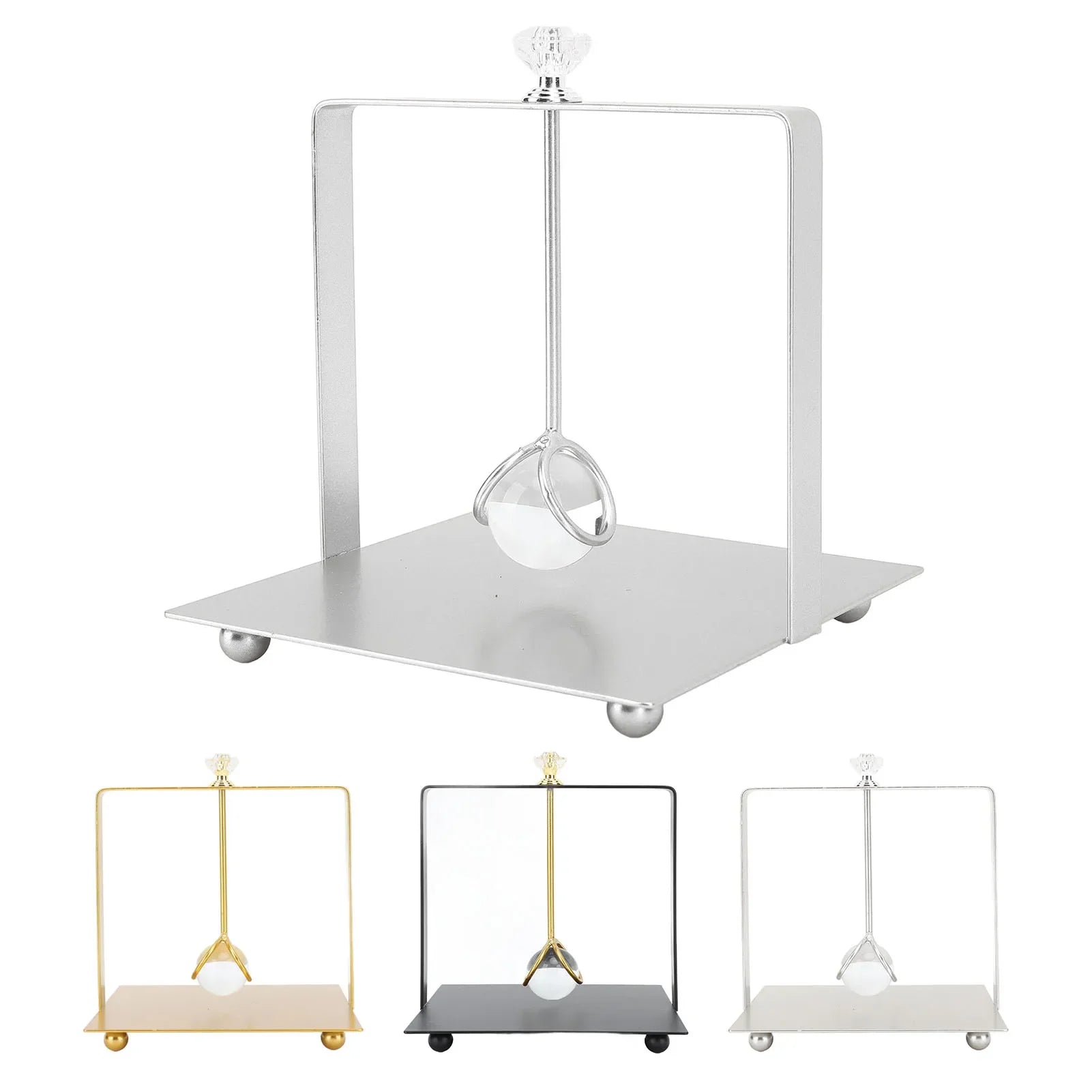 Flat Napkin Holder Metal Napkin Holder  Handle Modern Elegant  Paper Napkin Dispenser for Restaurant Hotel Home Office