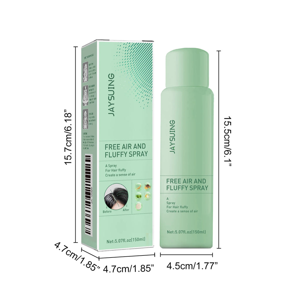 Fluffy Volumizing Hair Spray Oil Control Refreshing Absorb Grease Clean Scalp Air Feeling Wash-Free Dry Shampoo Styling Mousse