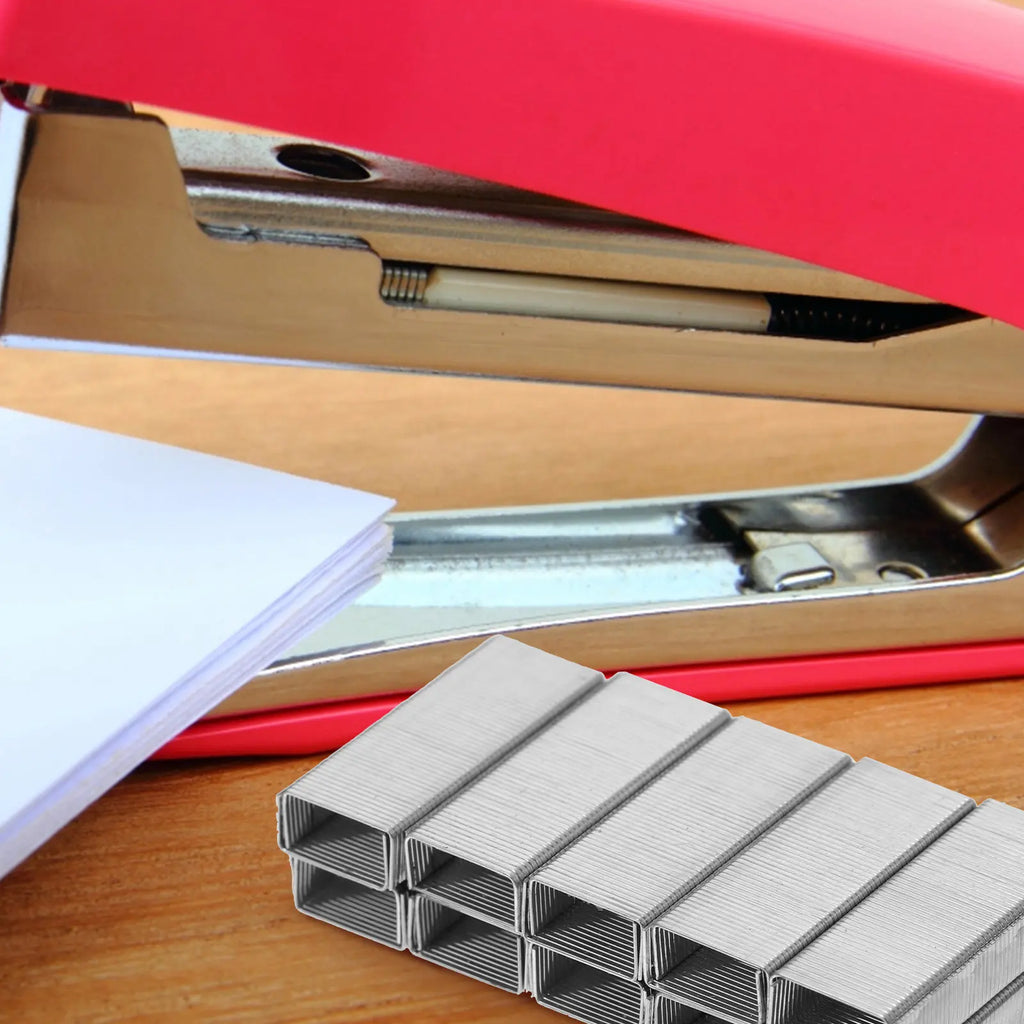 15 Boxes Mini Staples Stapler Refills Metal Precision Staples for Presentations Reports School Office Use Compact Design