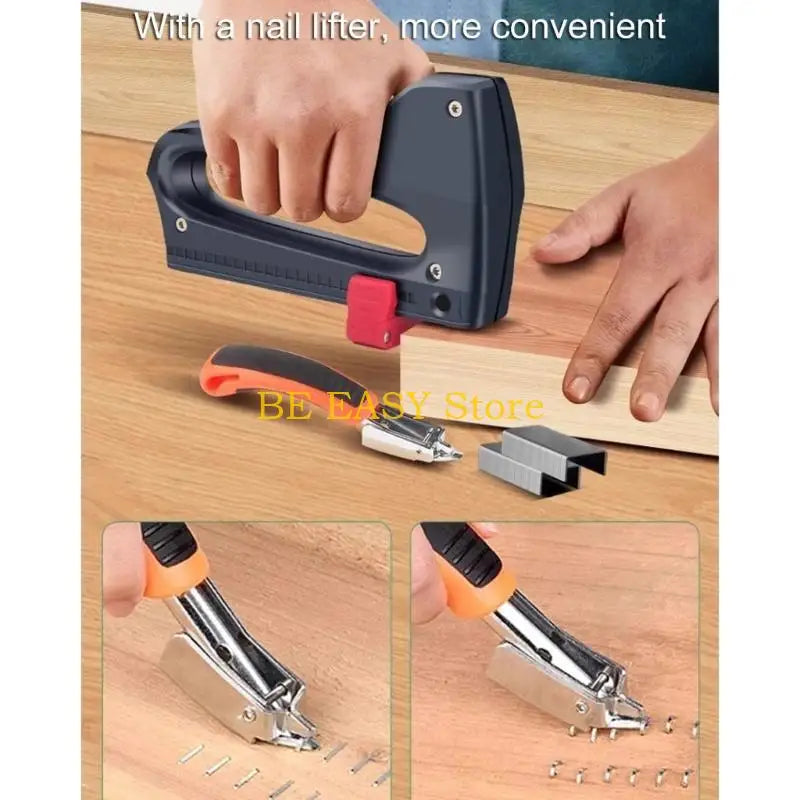 E28F Stapler Guns Staple Heavy Duty Furniture Tool for Wood Carpentry Hand Tool