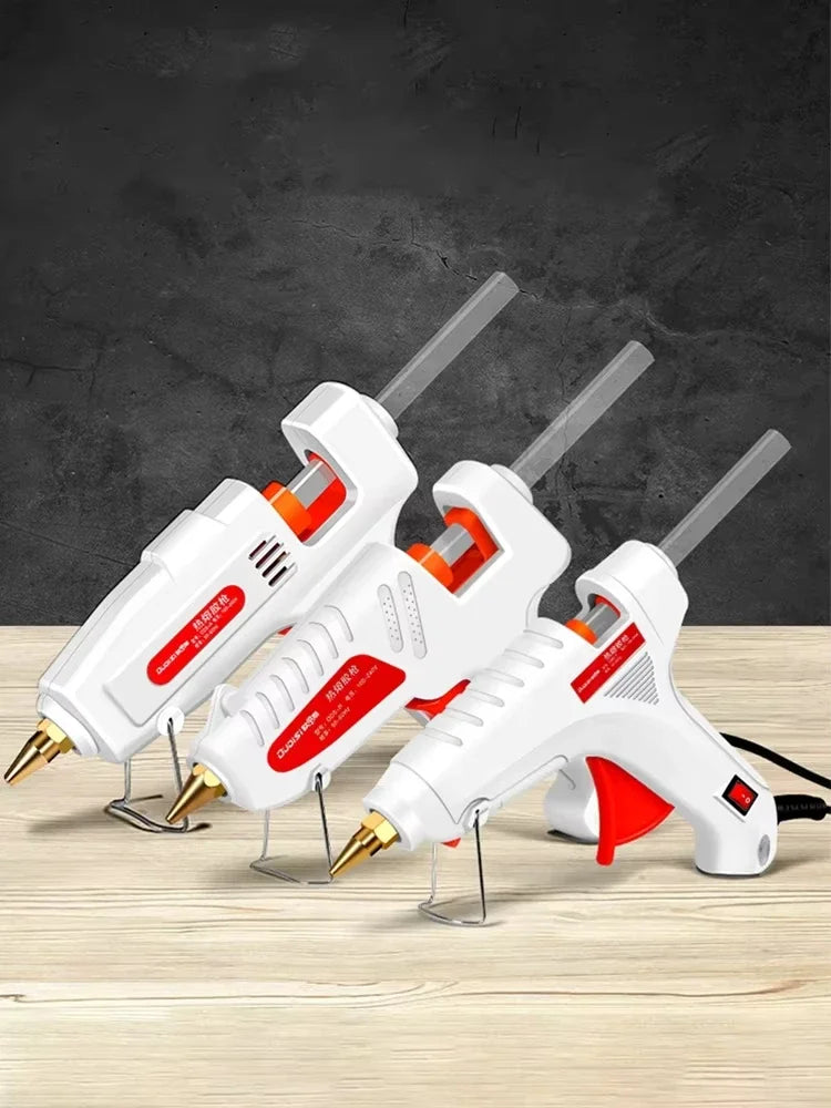 100W Electric Hot Melt Glue Gun DIY Mini for Household Industrial Use 11mm Glue Stick US Plug Repair Tool