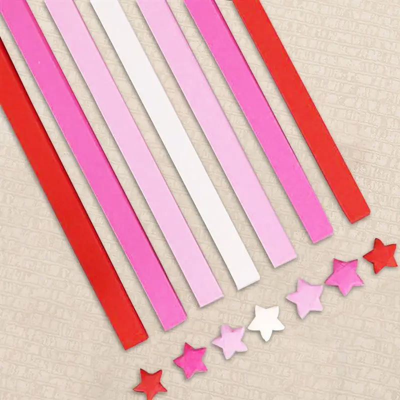 540Sheet Origami Stars Paper Strips27Colors Folding Paper Colorful Double Sided Lucky Star Origami DIY Hand Arts Make Home Decor