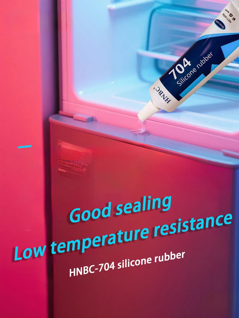 120ml 704 Fixed High Temperature Resistant Silicone Rubber Insulated Sealing Glue Waterproof Silicone Thermal Conductive