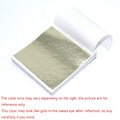 100pcs Imitation Gold Sliver Copper Foil Paper DIY Resin Candle Plaster Craft Leaf Flake Gilding Sheets Art Nail Home Decoration