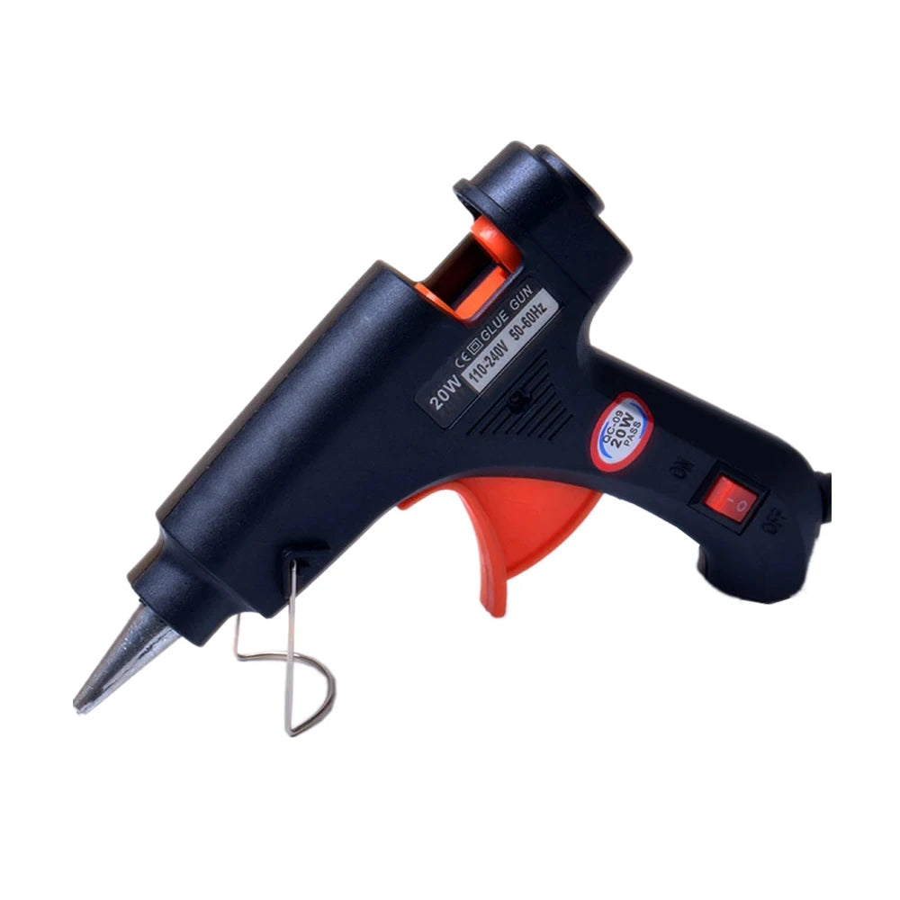 20W Mini Hot Melt Glue Gun EU Electric DIY Industrial Household Repair Tool with Thermo Heat Temperature