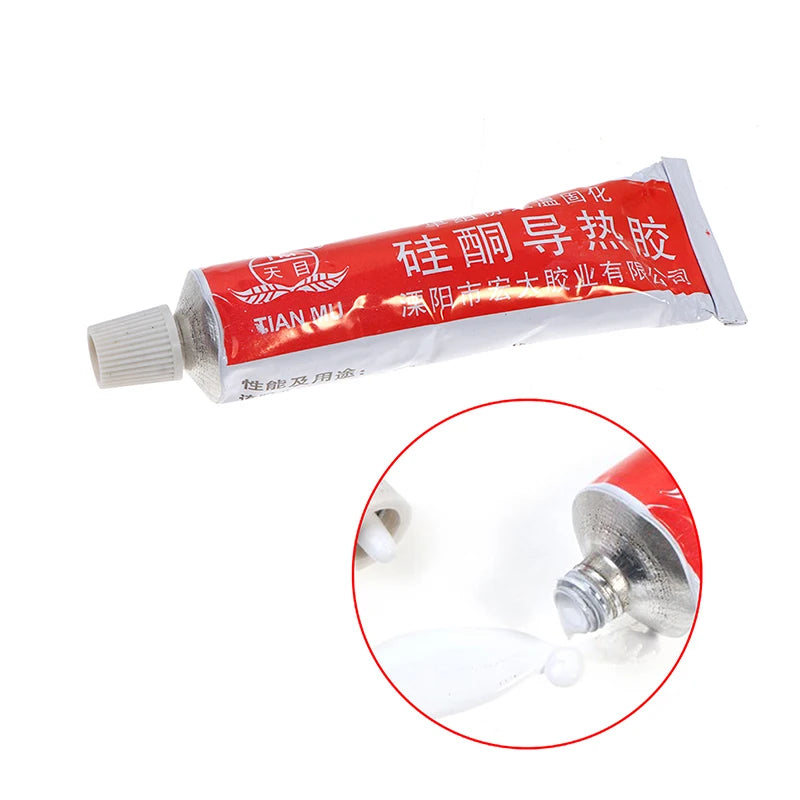 High Quality 60g Heat Conduction Silicon Grease Paste Glue Adhesive Graphics Card Light Box LED Heat Dissipation Silicone Rubber