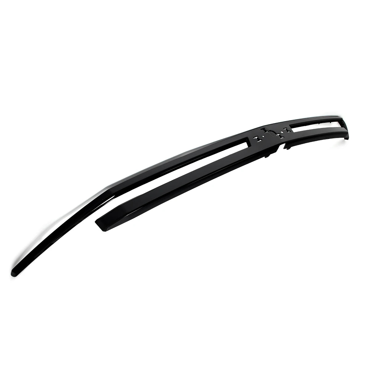 Front Upper Grille Molding Trim Fit For Chevrolet Tahoe/Suburban 2021-2024 Front Bumper Grille Surround Body Kit Glossy Black