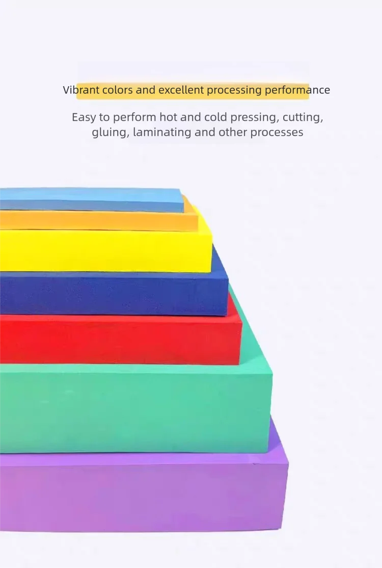 4pcs 100x50x0.3cm Colorful EVA Foam Board Shock Absorption Foam Sheet Handmade DIY Cosplay EVA Rubber Sound-absorbing Foam Paper