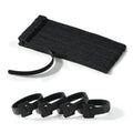 100pcs 100 reusable cable organizer ties, mouse headphone cable management nylon cable ties