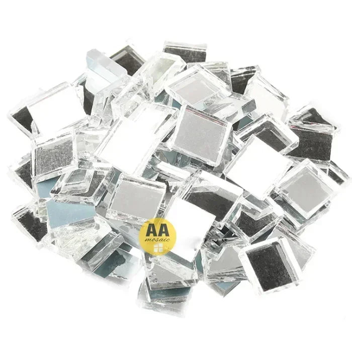 100g Glass Mirror Mosaic Tiles Bulk Diamond Shape DIY Craft Handcrafted Accessory Home Wall Artwork Decor Supplies arte