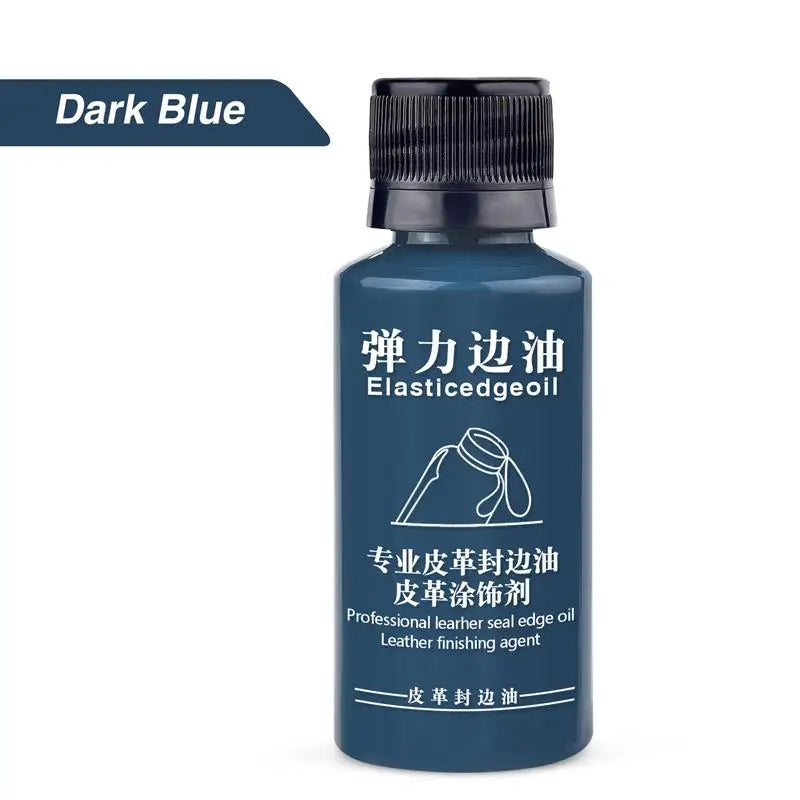 30ml Matte Elastic Edge Sealing Oil Leather Dye Diy Leather Edge Paint Leather Goods Renovation Trimming Edge Sealing Pigment