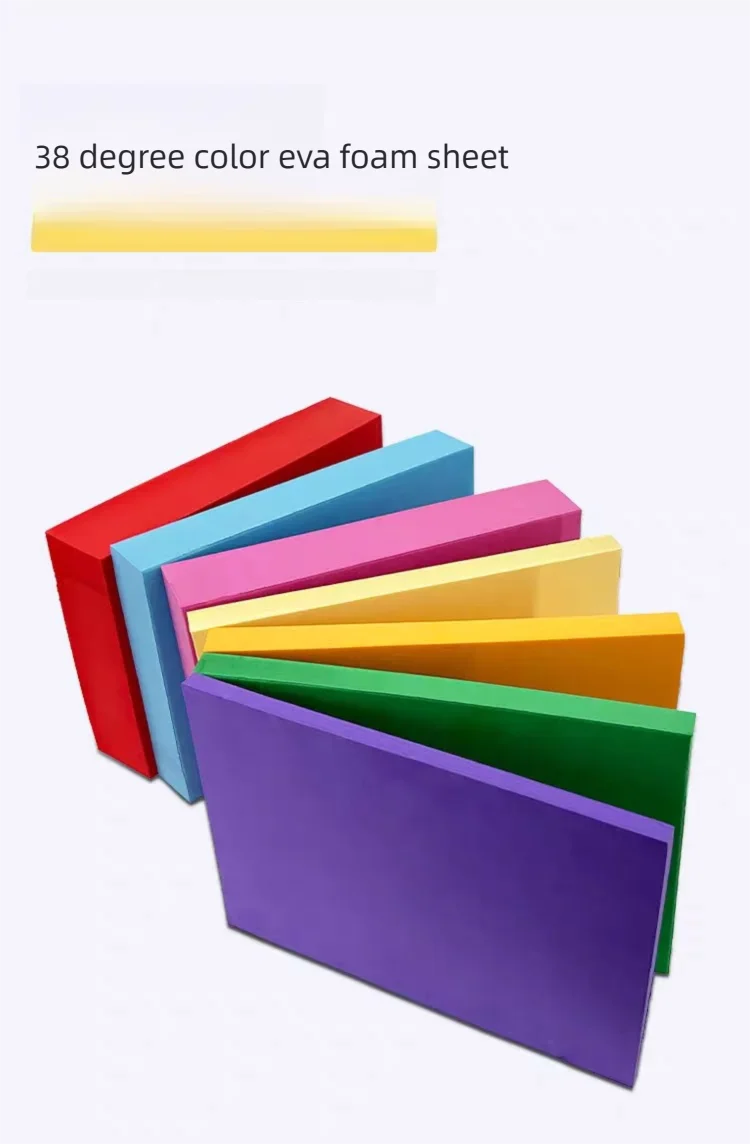 4pcs 100x50x0.3cm Colorful EVA Foam Board Shock Absorption Foam Sheet Handmade DIY Cosplay EVA Rubber Sound-absorbing Foam Paper