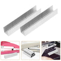 1000Pcs Heavy Duty Steel Staples Standard Mini Staples Refill for Office School Home Use Paper Binding File Stapler Supplies