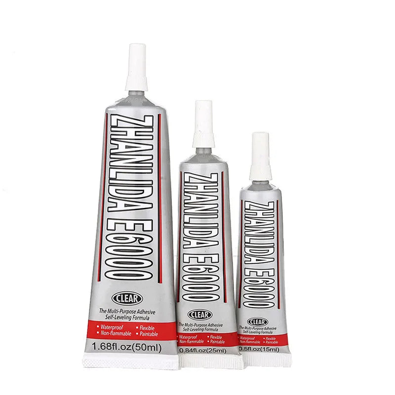 E6000 Multi Purpose Glue 15/25/50/110mL Adhesive Jewelry Epoxy Resin DIY for Jewelry Crafts Glass Rhinestones