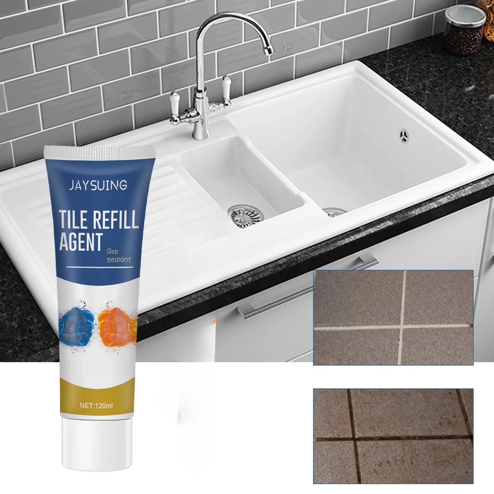 120ml anti-mold tile gap filler sealant Grouting filled tile sealant sealant sealant repair ceramic glue floor gap filler
