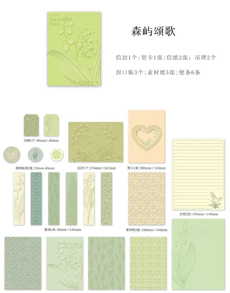 20 pcs Vintage 3d texture cardboard Decorative paper DIY Scrapbooking Diary Album Background paper