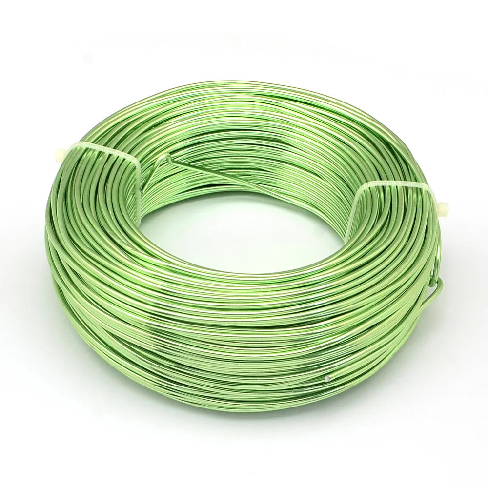 PandaHall 0.6-2.0mm Anodized Aluminum Wire 10 Sizes , Colorful Bendable Craft Wire for Jewelry Making, DIY Model Beading