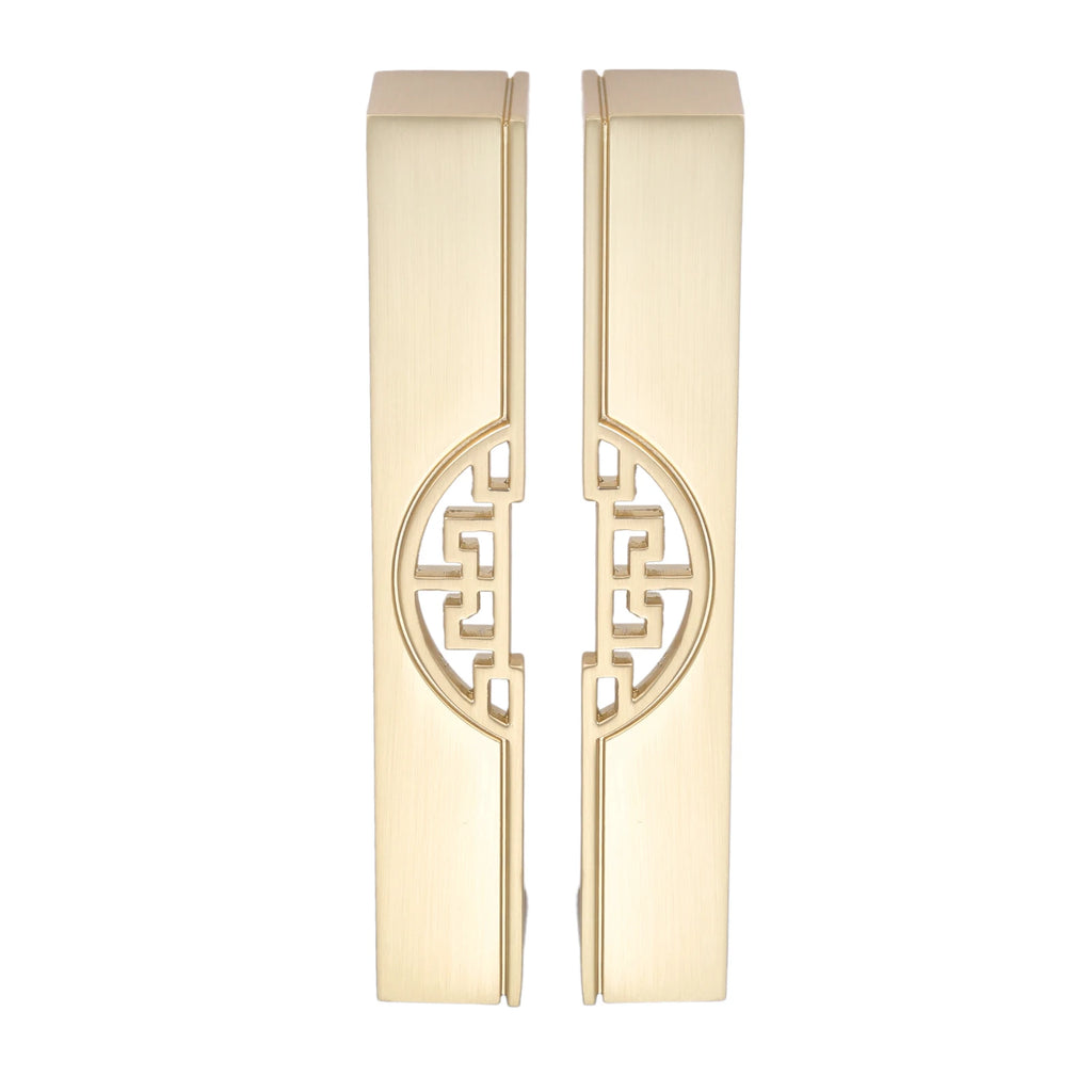 1Pc 128mm Antique Gold Chinese Wardrobe Door Handle Furniture Cabinet Drawer Cabinet Pull Knob Furniture Hardware Home Decor