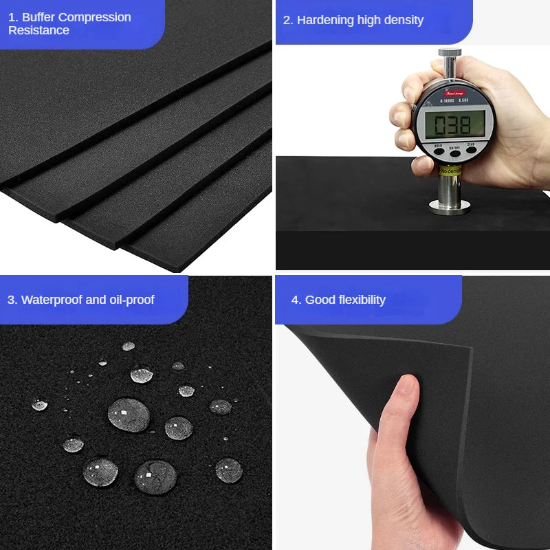 100x50cm Colorful EVA Foam Sheet Shock Absorption Foam Handmade Cosplay EVA Rubber Sound-absorbing Board Thickness 3/5/8/10/15mm