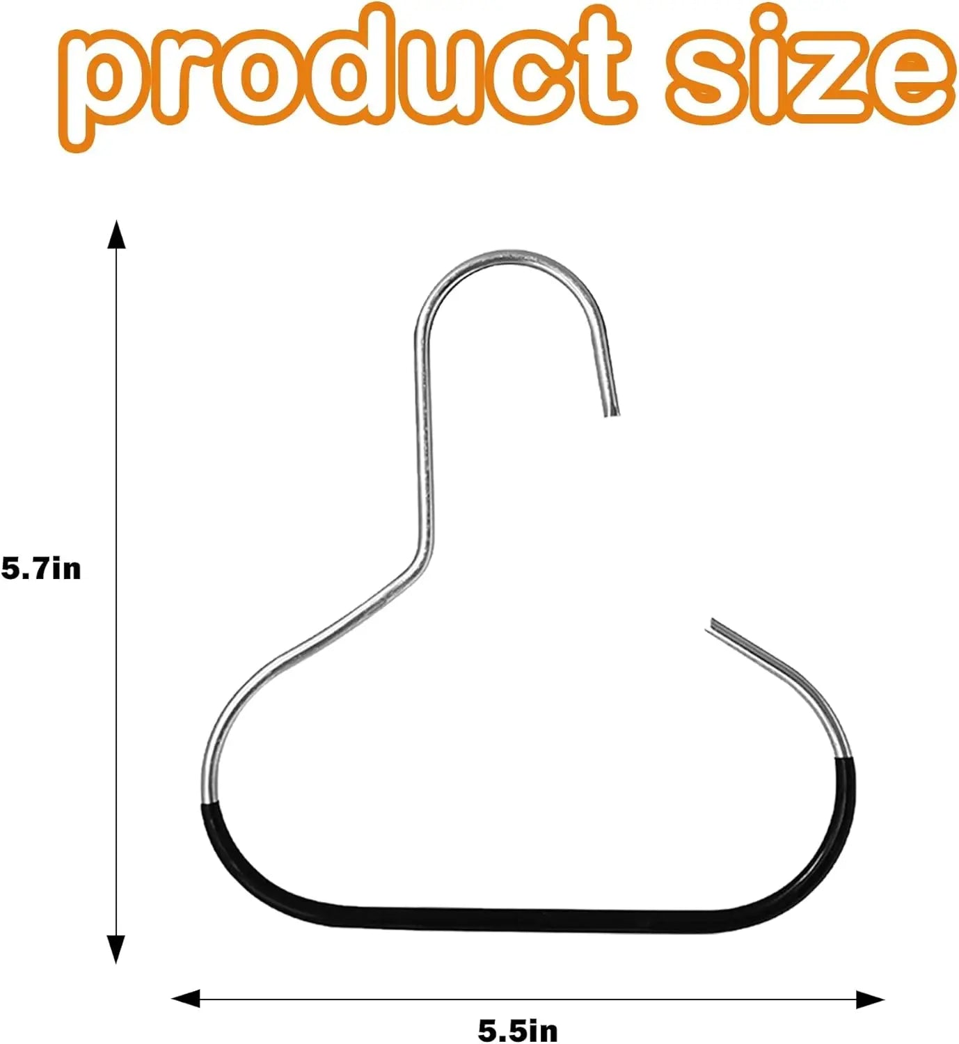 2-Pack Hat Hooks - Holiday Entryway Organizer for Coat Closet & Wall Mount Storage