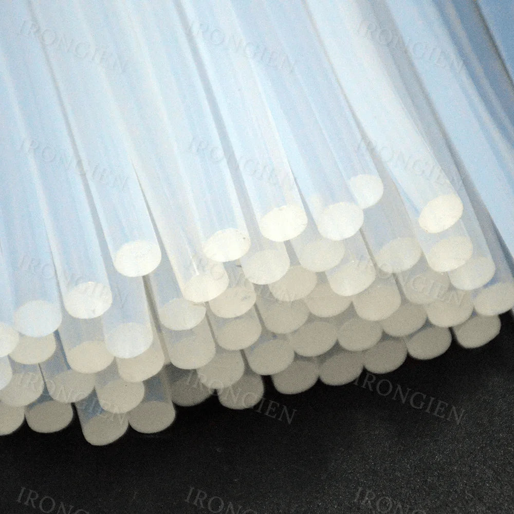 Irongien 20pcs/Set Hot Melt Glue Sticks Dia 7mm*Length100mm Mini Glue Gun Stick For DIY Art Craft Home Decoration General Repair