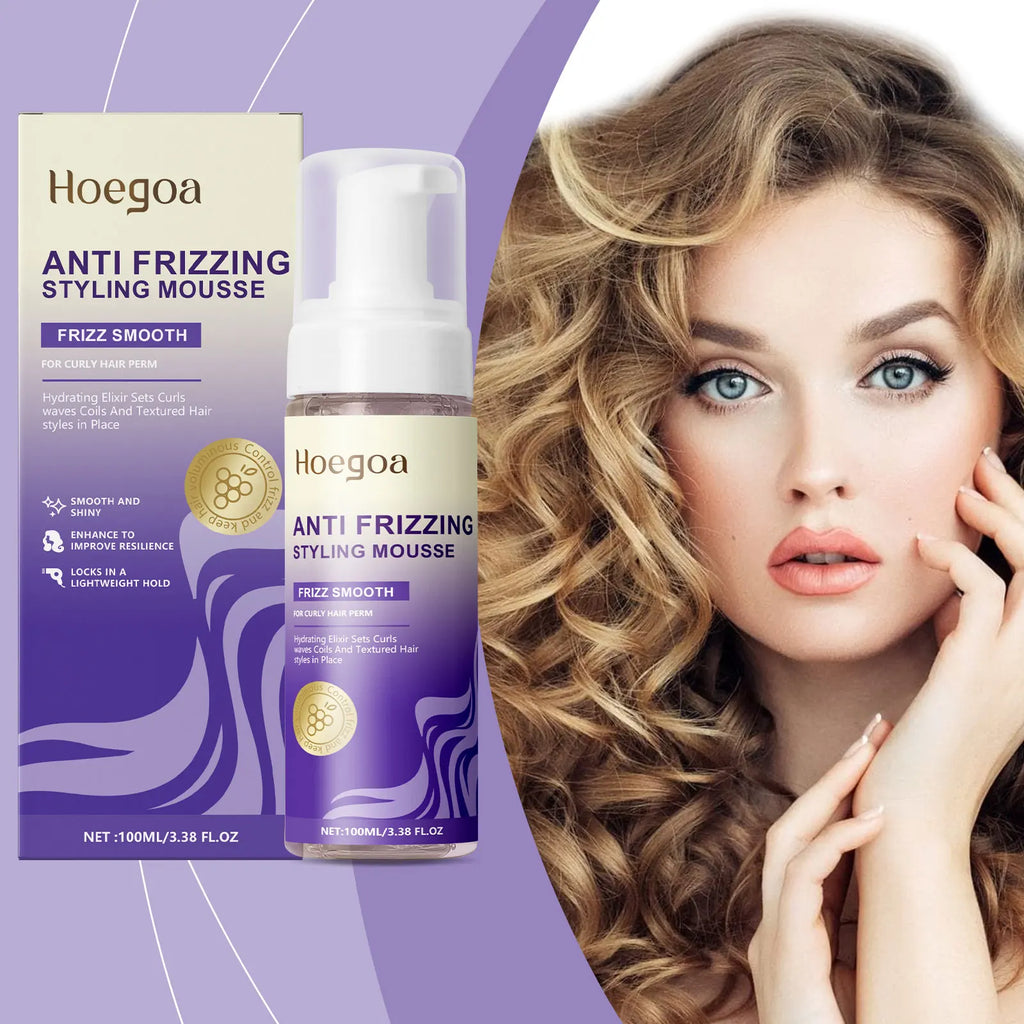 Hair Styling Spray Anti Frizz Add on Charms Increase Elasticity Long Lasting Styling Non-greasy Moisturizing Fluffy Hair Mousse