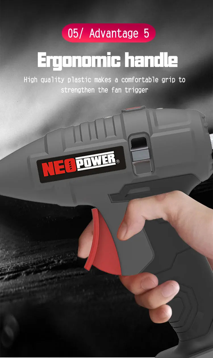 12V cordless hot glue gun kit and hot glue sticks