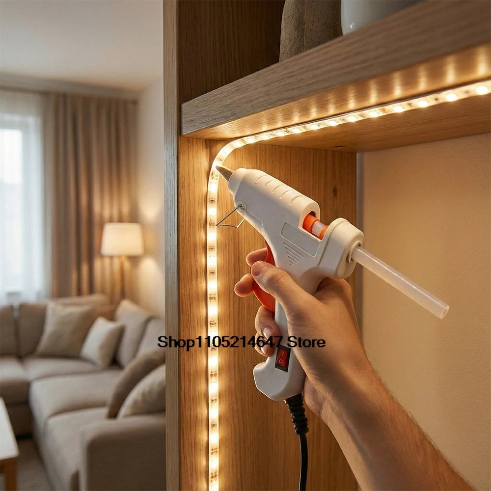 Hot Melt Glue Gun DIY Mini Household Industrial Guns Heat Temperature Thermo EU Electric Repair Tool Use 7mm Glue Sticks 20W