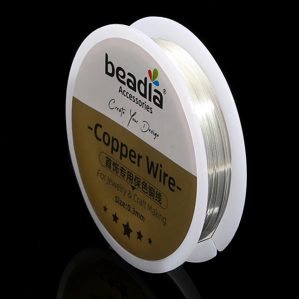 0.3-1.0mm Premium Pure Copper Wire - Anti-Corrosion & High Flexibility for Jewelry Crafting, Beading Wire Wrapping (Gold/Silver)