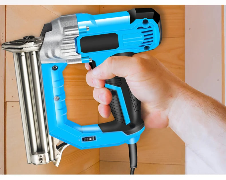 2300W Electric Nailer F30/F25/F20/F15 Electric Straight Staple Nail Gun 220V Woodworking Tool Furniture Tacker Stapler