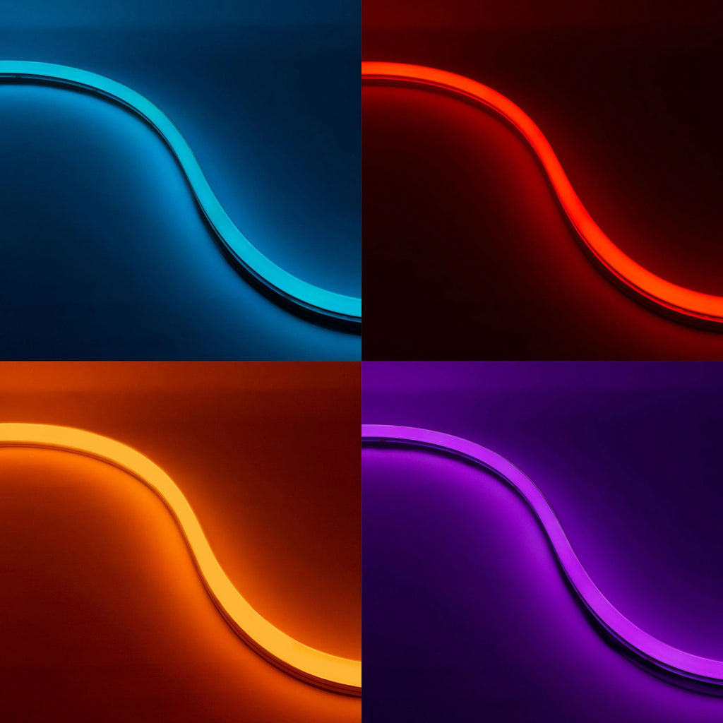 USB Neon Rope Lights,Flexible Led Rope Lights Control with App/Remote,Music Sync Gaming Neon Light Strip for Living Room Bedroom