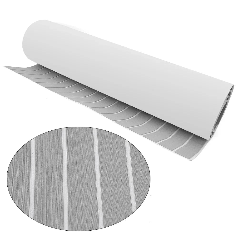 94.5"x 35.4" EVA Anti-slip Mat Foam Boat Decking Sheet Anti-Slip Self-Adhesive Deck Boat Flooring Mat Cuttable