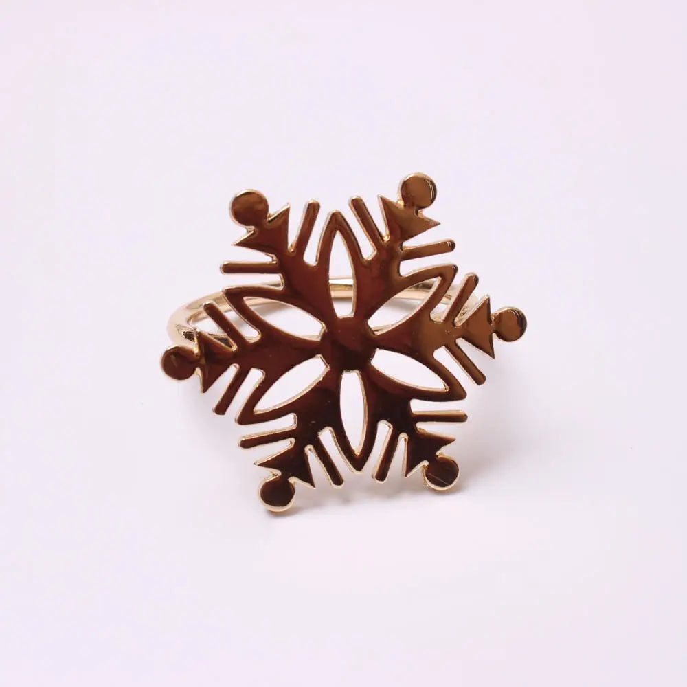 Napkin Rings name Christmas Coconut Table Napkins Holder Wedding metal Red silver Gold Decoration Home 2022 Kitchen Accessories