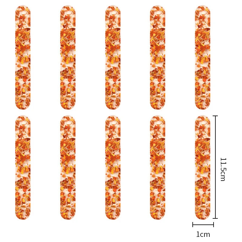10 pcs Reusable Colorful Acrylic Popsicle Sticks, Cakesicle Sticks, Ice Cream Sticks, Craft Sticks, Chocolate Lollipop Holder