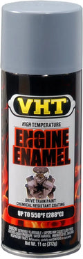 High Heat Engine Spray Paint Primer, Light Gray Gloss Finish, 6-Pack Aerosol Cans for Durable Protection